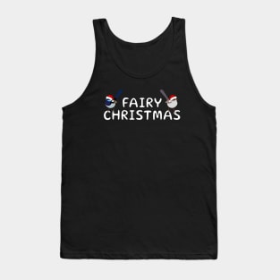 Superb Fairy Wren Christmas Tank Top